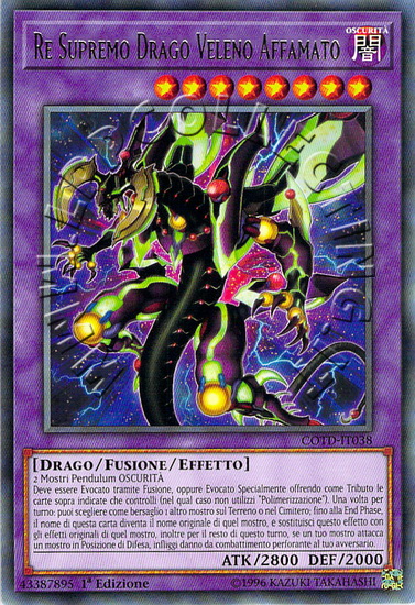 Re Supremo Drago Veleno Affamato