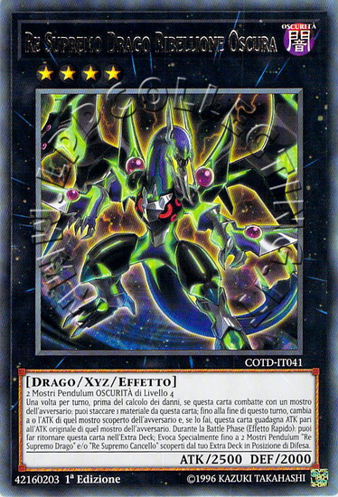 Re Supremo Drago Ribellione Oscura