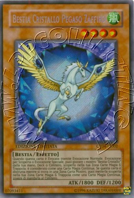 Bestia Cristallo Pegaso Zaffiro