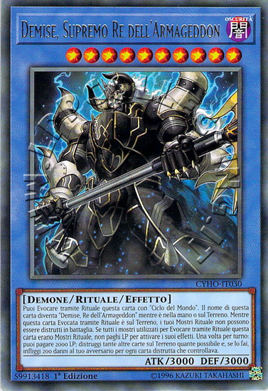 Demise, Supremo Re dell