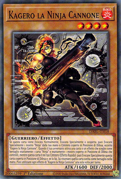 Kagero la Ninja Cannone 