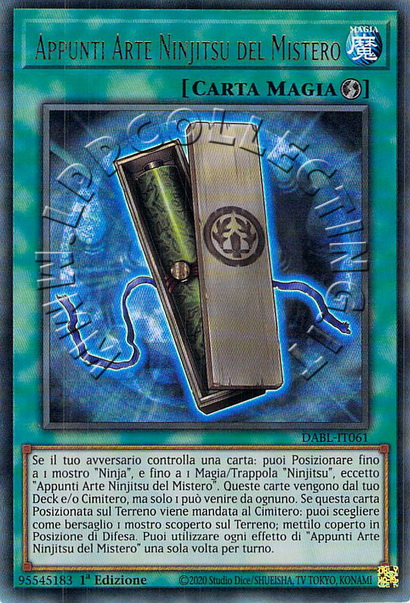 Appunti Arte Ninjitsu del Mistero 