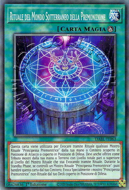 Rituale del Mondo Sotterraneo della Premonizione 