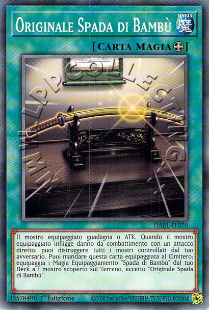 Originale Spada di Bambù 