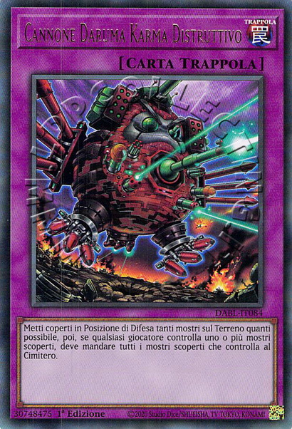Cannone Daruma Karma Distruttivo 