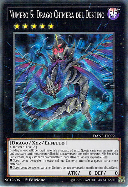 Numero 5: Drago Chimera del Destino