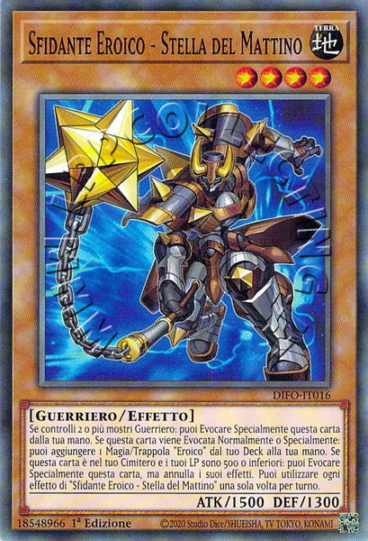 Sfidante Eroico - Stella del Mattino