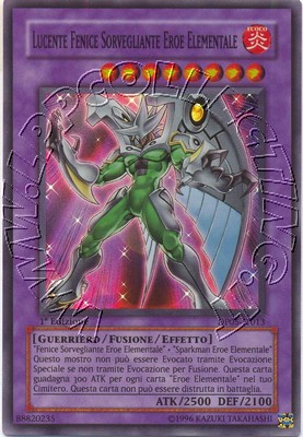 Lucente Fenice Sorvegliante EROE Elementale