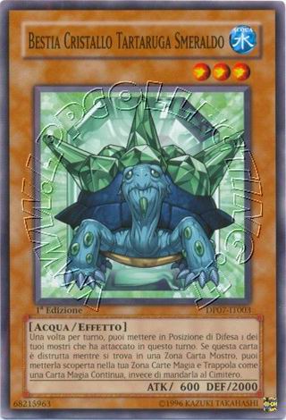 Bestia Cristallo Tartaruga Smeraldo
