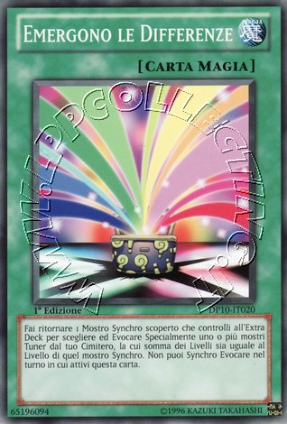 Emergono le Differenze