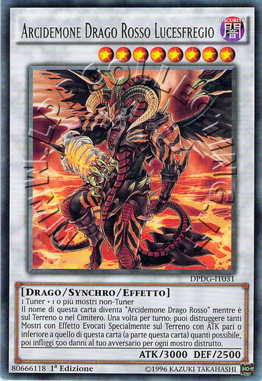Arcidemone Drago Rosso Lucesfregio
