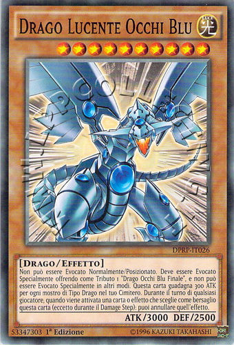 Drago Lucente Occhi Blu