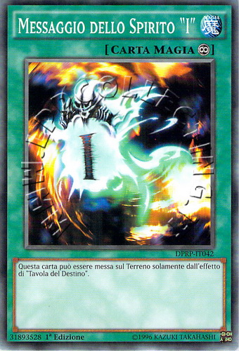 Messaggio dello Spirito "I"