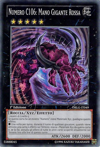 Numero C106: Mano Gigante Rossa