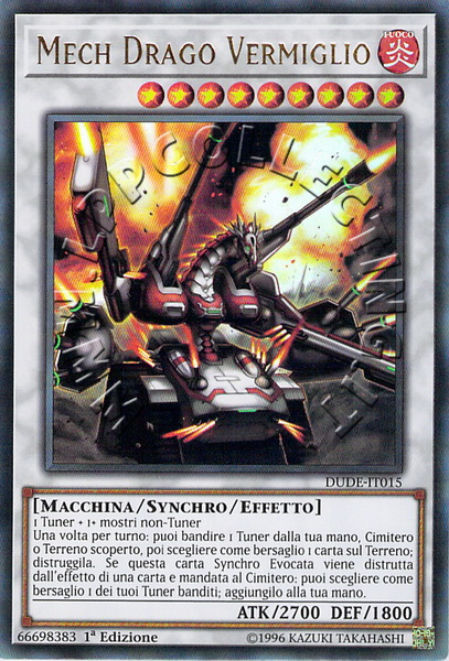 Mech Drago Vermiglio