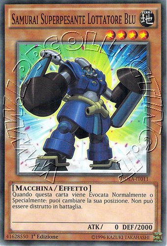 Samurai Superpesante Lottatore Blu