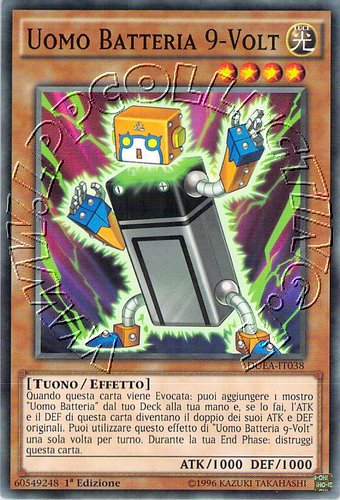 Uomo Batteria 9-Volt