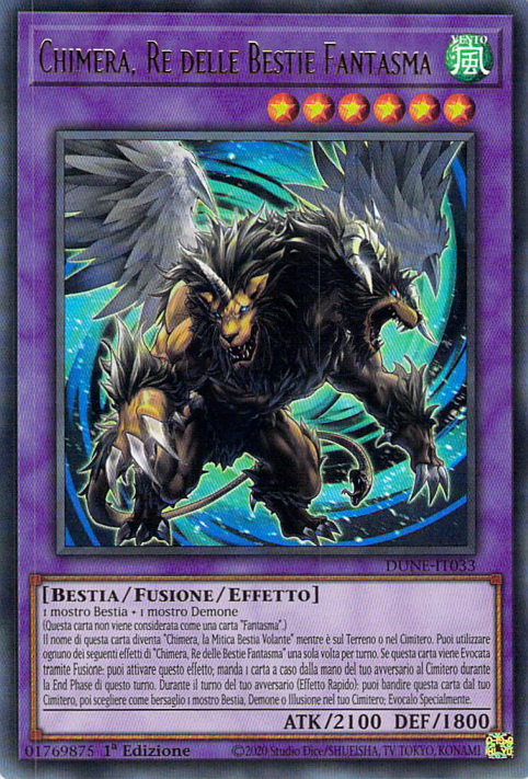 Chimera, Re delle Bestie Fantasma