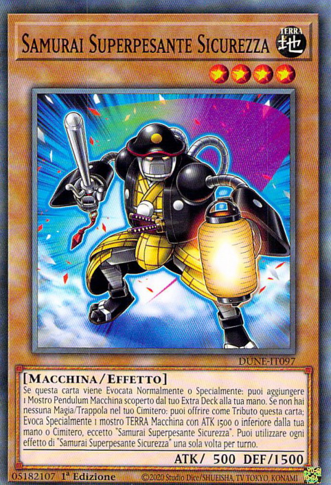 Samurai Superpesante Sicurezza