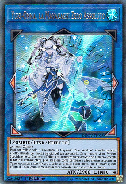 Yuki-Onna, la Mayakashi Zero Assoluto