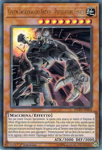 Golem-Ingranaggio Antico - Picchiatore Finale