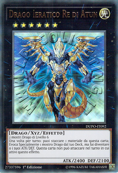 Drago Ieratico Re di Atun