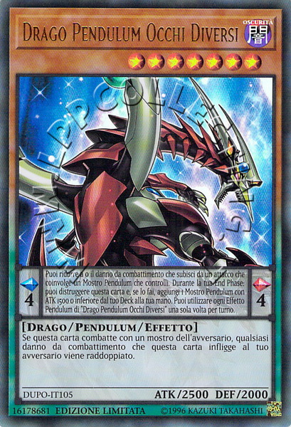 Drago Pendulum Occhi Diversi
