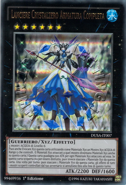 Lanciere Crystalzero Armatura Completa
