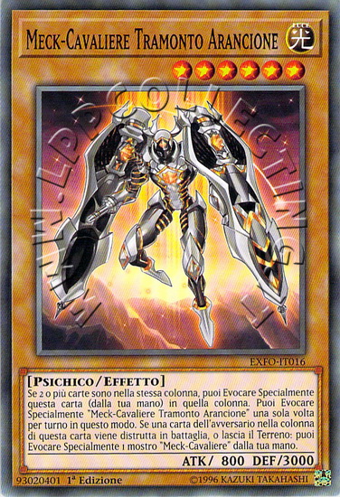 Meck-Cavaliere Tramonto Arancione