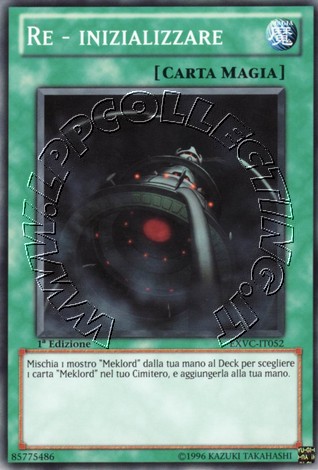 Re - inizializzare