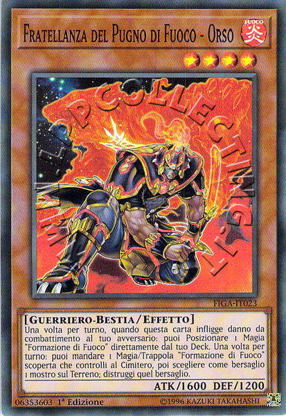 Fratellanza del Pugno di Fuoco - Orso