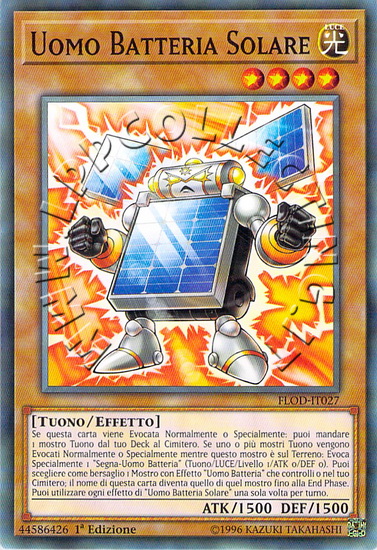 Uomo Batteria Solare