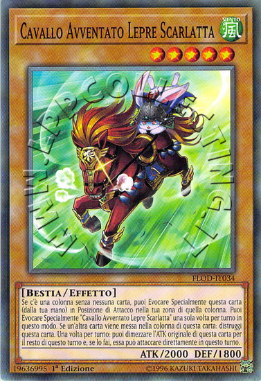 Cavallo Avventato Lepre Scarlatta