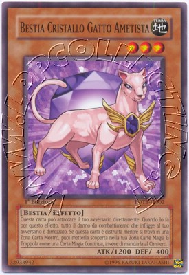 Bestia Cristallo Gatto Ametista