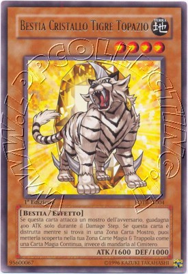 Bestia Cristallo Tigre Topazio