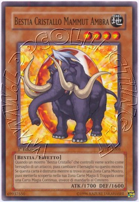 Bestia Cristallo Mammut Ambra