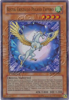 Bestia Cristallo Pegaso Zaffiro
