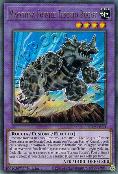 Macchina Fossile Teschio Buggy
