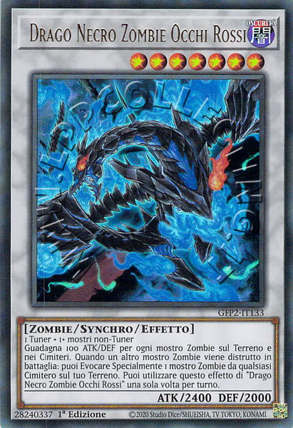 Drago Necro Zombie Occhi Rossi