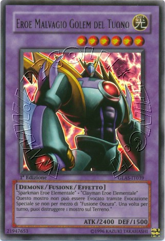 Golem del Tuono EROE Malvagio