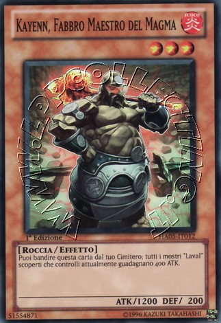 Kayenn, Fabbro Maestro del Magma