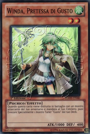 Winda, Pretessa di Gusto