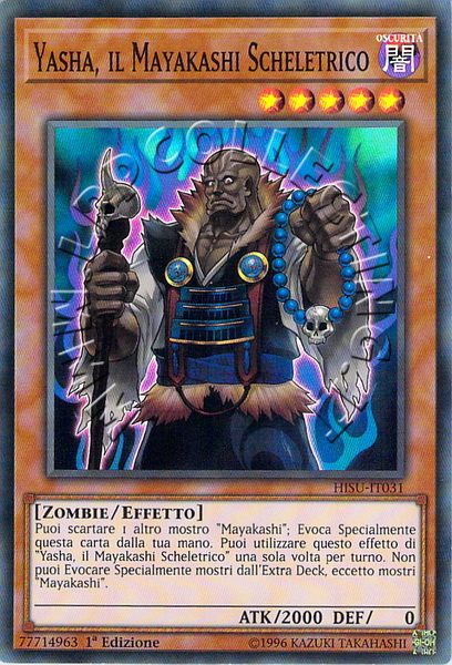 Yasha, il Mayakashi Scheletrico

