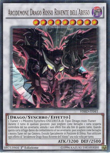 Arcidemone Drago Rosso Rovente dell