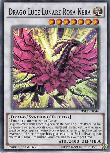 Drago Luce Lunare Rosa Nera