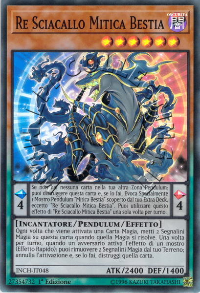 Re Sciacallo Mitica Bestia