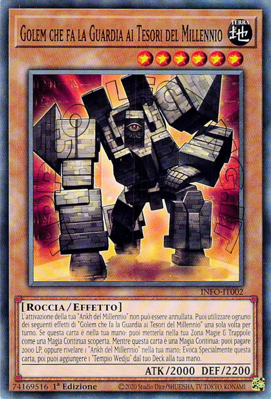 Golem che fa la Guardia ai Tesori del Millennio