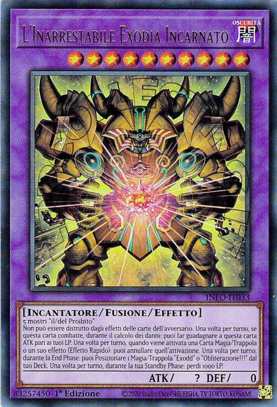 L’Inarrestabile Exodia Incarnato