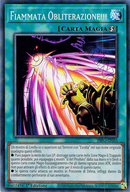 Fiammata Obliterazione!!!
