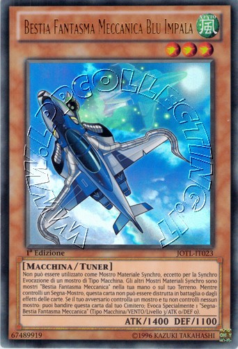 Bestia Fantasma Meccanica Blu Impala